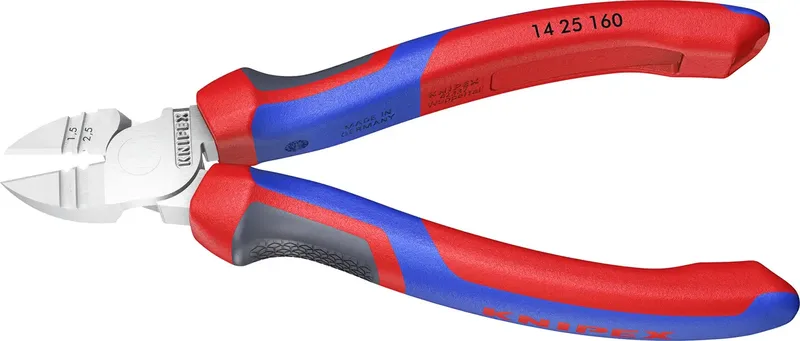 Knipex 14 25 160 Werkstatt Abisolier-Seitenschneider mit Facette 160 mm by Knipex – product image