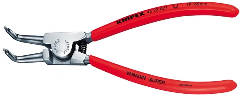 Knipex 170 mm Borgveertang voor buitenringen op assen - 46 23 A21 von Knipex, Rot – Produktbild 1 von 2