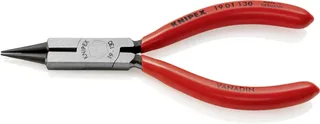 Knipex 19 01 130 pour lélectronique et la mécanique de précision Pince à bouts ronds droite Acier électrique Vanadium 130 mm de Knipex – image du produit 1 sur 2