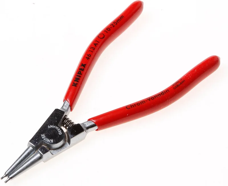 Knipex 19-60mm Borgveertang Buitenring Recht - 46 13 A1 de Knipex, Rouge – image du produit 1 sur 2
