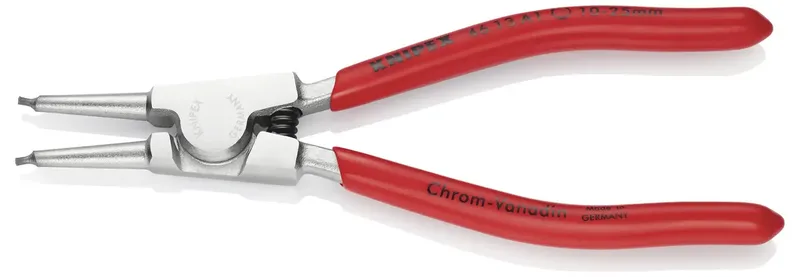 Knipex 19-60mm Borgveertang Buitenring Recht - 46 13 A1 de Knipex, Rouge – image du produit 2 sur 2