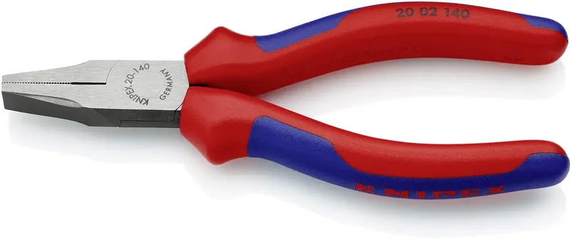Knipex 20 02 140 Werkstatt Flachzange Gerade Chrom-Vanadium Elektrostahl 140 mm de Knipex – image du produit