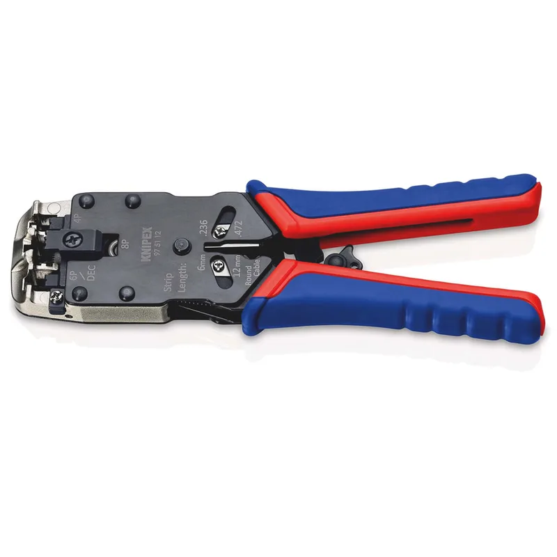 Knipex 200 mm Krimptang voor Western-stekkers - 97 51 12 SB von Knipex – Produktbild
