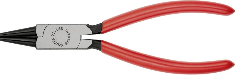 Knipex 22 01 160 Elektrotechnik und Feinwerktechnik Rundzange Gerade Chrom-Vanadium Elektrostahl 160 mm by Knipex – product image