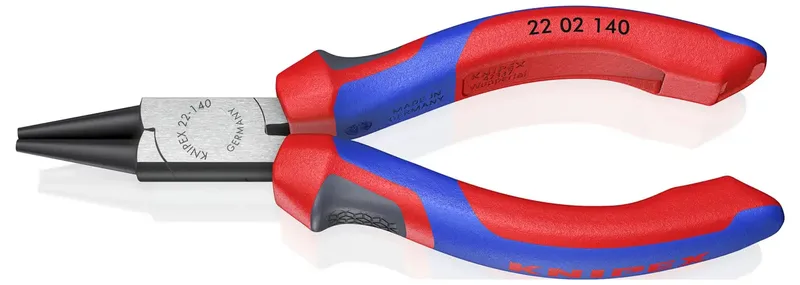 Knipex 22 02 140 Werkstatt Rundzange Gerade Chrom-Vanadium Elektrostahl 140 mm de Knipex – image du produit 3 sur 3