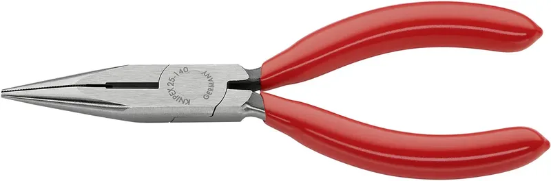 Knipex 25 01 140 pour lélectronique et la mécanique de précision Pince plate à becs ronds droite Acier électrique Vanadium 140 mm de Knipex – image du produit