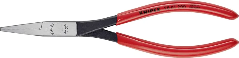 Knipex 28 01 200 Elektrotechnik und Feinwerktechnik Flachzange Gerade Werkzeugstahl 200 mm von Knipex – Produktbild