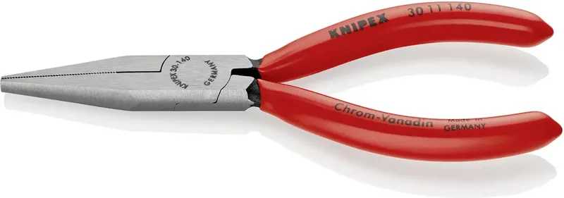 Knipex 30 11 140 Elektrotechnik und Feinwerktechnik Flachzange Gerade Chrom-Vanadium Elektrostahl 140 mm von Knipex – Produktbild