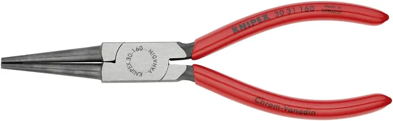 Knipex 30 31 160 Elektrotechnik und Feinwerktechnik Rundzange Gerade Chrom-Vanadium Elektrostahl 160 mm by Knipex – product image