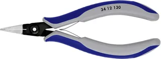 Knipex 34 12 130 Elektrotechnik und Feinwerktechnik Flachzange Gerade Chrom-Vanadium Kugellagerstahl 135 mm fra Knipex – produktbillede 1 af 2