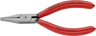 Knipex 37 11 125 Elektrotechnik und Feinwerktechnik Flachzange Gerade Werkzeugstahl 125 mm von Knipex – Produktbild 1 von 2