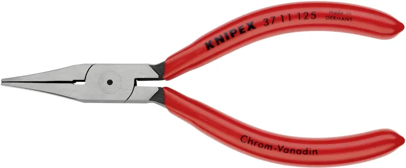 Knipex 37 11 125 Elektrotechnik und Feinwerktechnik Flachzange Gerade Werkzeugstahl 125 mm von Knipex – Produktbild 2 von 2