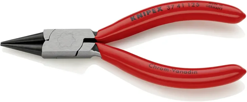 Knipex 37 41 125 Elektrotechnik und Feinwerktechnik Rundzange Gerade Werkzeugstahl 125 mm fra Knipex – produktbillede