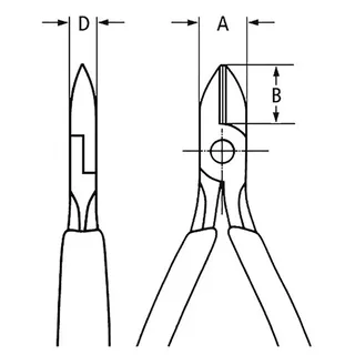 Knipex 43720 Diagonale Kniptang von Knipex – Produktbild 4 von 5