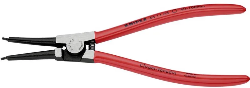 Knipex 46 11 A3 Borgveertang Buitenring Recht 40-100mm de Knipex, Kleurloos – image du produit