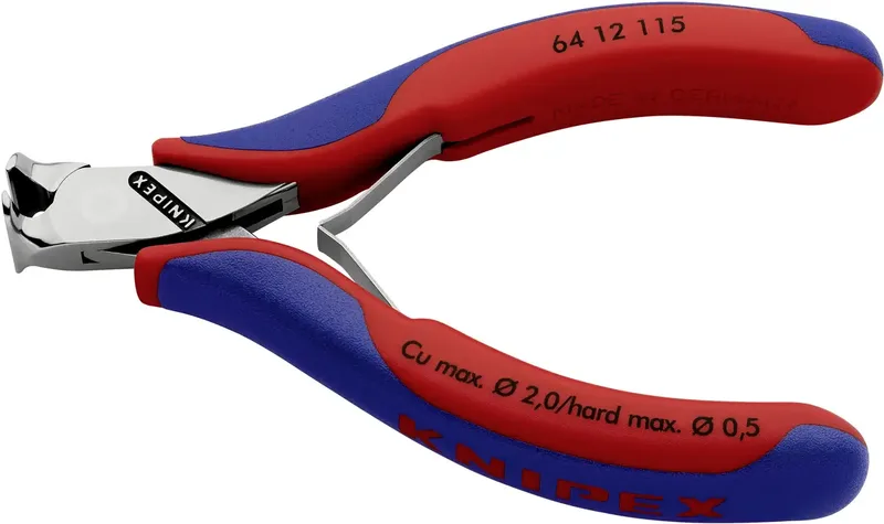 Pince coupante frontale avec facette Knipex 64 12 115 115 mm 1 pc(s) de Knipex – image du produit