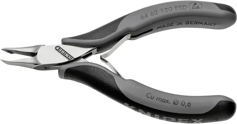 Knipex 64 62 120 ESD Elektrotechnik und Feinwerktechnik Vornschneider mit Facette 120 mm von Knipex – Produktbild