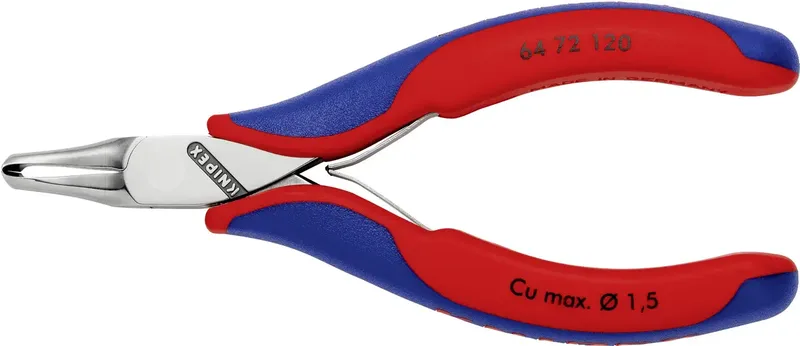 Knipex 64 72 120 Elektrotechnik und Feinwerktechnik Vornschneider mit Facette 120 mm fra Knipex – produktbillede