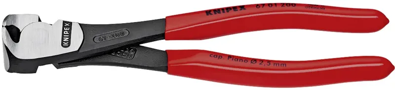 Knipex 67 01 140 Werkstatt Kraft-Vornschneider mit Facette 140 mm by Knipex – product image