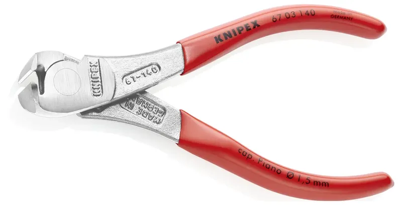 Knipex 67 03 140 Elektrotechnik und Feinwerktechnik Vornschneider 145 mm by Knipex – product image 2 of 2