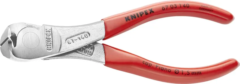 Knipex 67 03 140 Elektrotechnik und Feinwerktechnik Vornschneider 145 mm by Knipex – product image 1 of 2