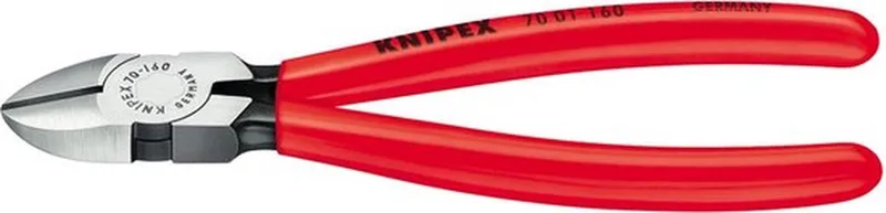 Knipex 70 01 140 Zijsnijtang Gepolijst/kunststof 140mm van Knipex, Wit – productafbeelding