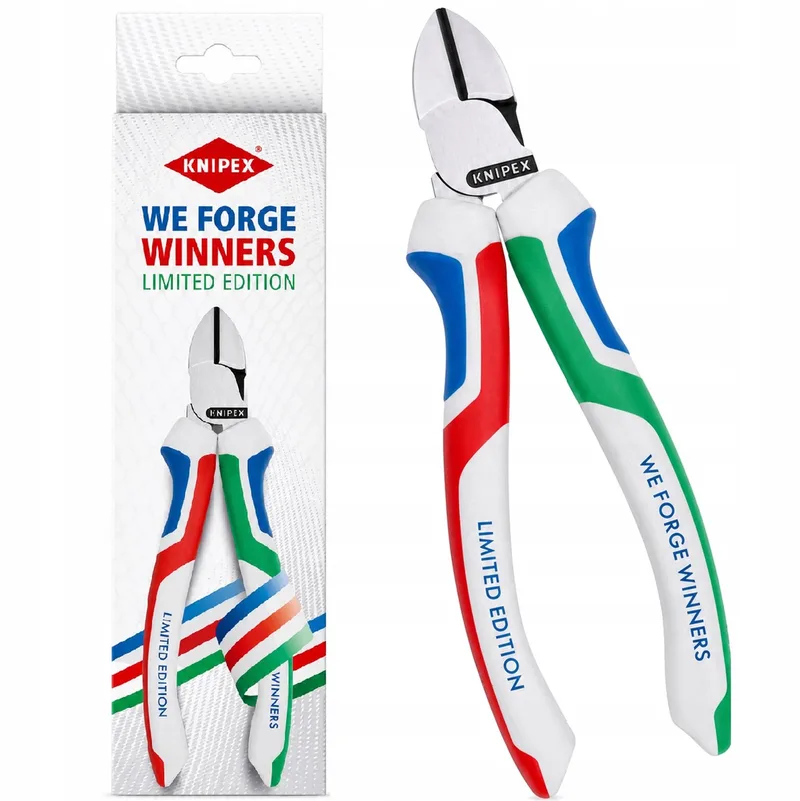 KNIPEX 70 02 160 S8 Zijsnijtang 160mm Limited Edition van Knipex, Wit – productafbeelding