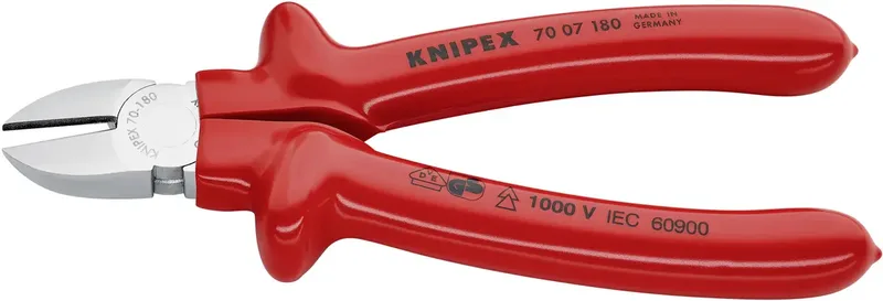 Knipex 70 07 180 VDE Seitenschneider mit Facette 180 mm von Knipex – Produktbild