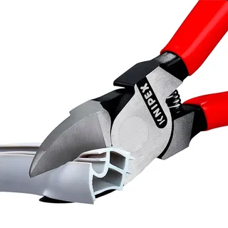 KNIPEX 72 01 160 Seitenschneider für Kunststoff 160 mm poliert mit rutschhemmendem Kunststoff überzogen von Knipex – Produktbild 6 von 6