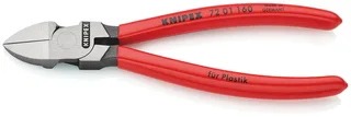 KNIPEX 72 01 160 Seitenschneider für Kunststoff 160 mm poliert mit rutschhemmendem Kunststoff überzogen von Knipex – Produktbild 1 von 6