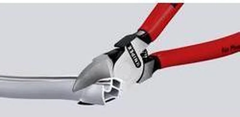 Knipex 72 02 125 Verkstad Sidavbitare för plast utan facett 125 mm von Knipex, Kleurloos – Produktbild