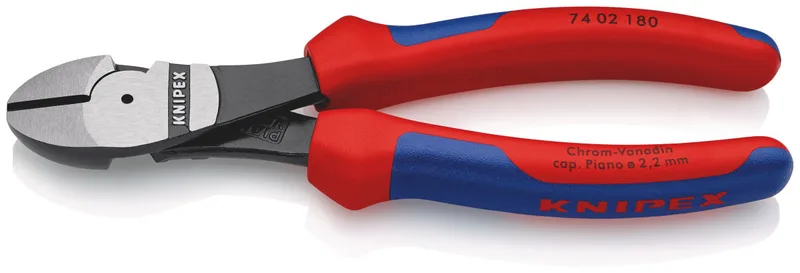 Knipex 74 02 180 Kracht-zijkniptang Werkplaats Met facet 180 mm van Knipex – productafbeelding