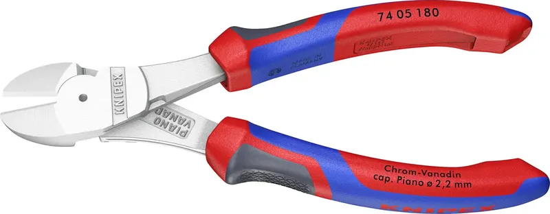 Knipex 74 05 180 Werkstatt Kraft-Seitenschneider mit Facette 180 mm von Knipex – Produktbild