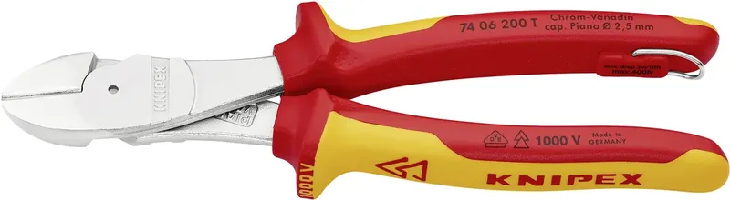 Knipex 74 06 200 T VDE Kraft-Seitenschneider 200 mm de Knipex – image du produit