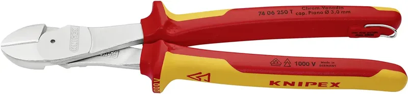 Knipex 74 06 250 T VDE Kraft-Seitenschneider 250 mm by Knipex – product image