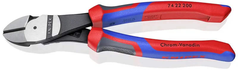 Knipex 74 22 200 Werkstatt Kraft-Seitenschneider mit Facette 200 mm von Knipex – Produktbild