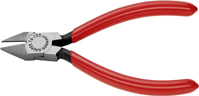 Knipex 76 81 125 Elektrotechnik und Feinwerktechnik Seitenschneider mit Facette 125 mm by Knipex – product image
