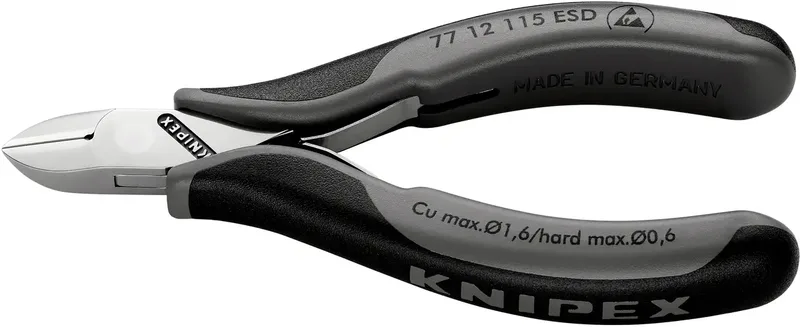 Knipex 77 12 115 ESD ESD Seitenschneider mit Facette 115 mm de Knipex – image du produit