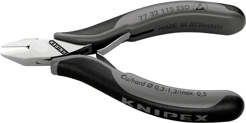 Knipex 77 32 115 ESD ESD Seitenschneider mit Facette 115 mm de Knipex – image du produit