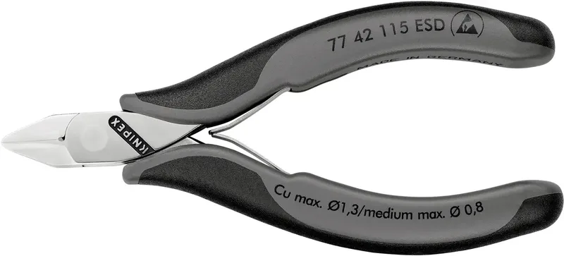 Knipex 77 42 77 42 115 ESD ESD Seitenschneider ohne Facette 115 mm by Knipex – product image
