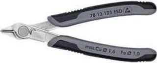 Knipex 78 13 125 ESD Zijsnijtang INOX 54 HRC 125mm ESD by Knipex, Kleurloos – product image 1 of 2