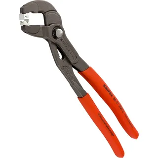 Schlauchschellenzange Gesamt-L.250mm Kopf grau atram.Ku.-Überzug KNIPEX von Knipex – Produktbild 2 von 6
