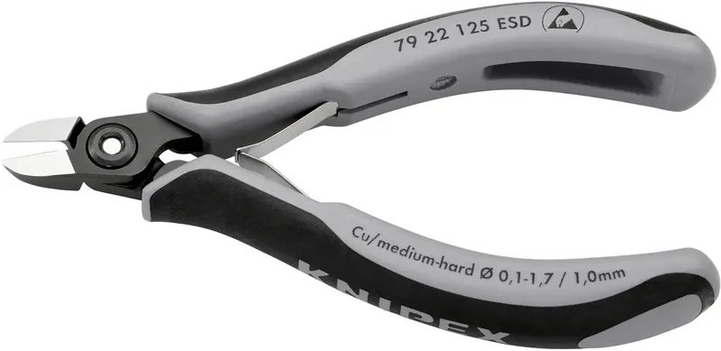 Knipex 79 22 125 ESD ESD Seitenschneider ohne Facette 125 mm by Knipex – product image