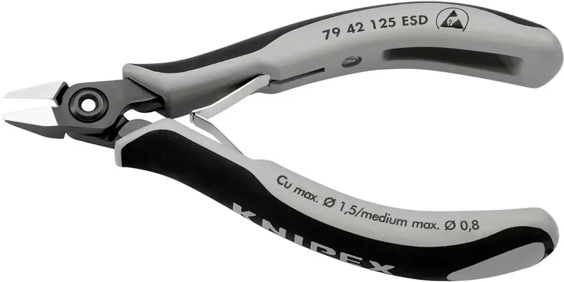 Pince coupante diagonale sans facette Knipex 79 42 125 ESD 125 mm 1 pc(s) de Knipex – image du produit