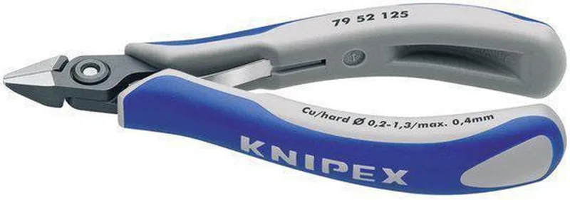 Knipex 79 52 125 Zijsnijtang Spitse-kop 125mm by Knipex, Blue – product image