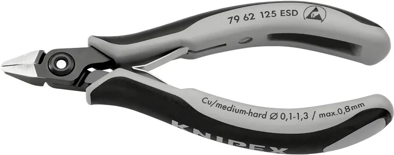 Knipex 79 62 125 ESD ESD Seitenschneider ohne Facette 125 mm by Knipex – product image