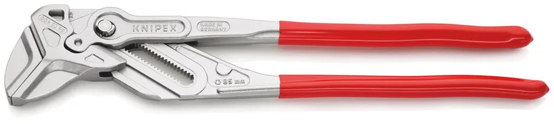 KNIPEX 86 03 400 Zangenschlüssel XL 400 mm verchromt Zange und Schraubenschlüssel in einem Werkzeug mit Kunststoff von Knipex – Produktbild 1 von 2