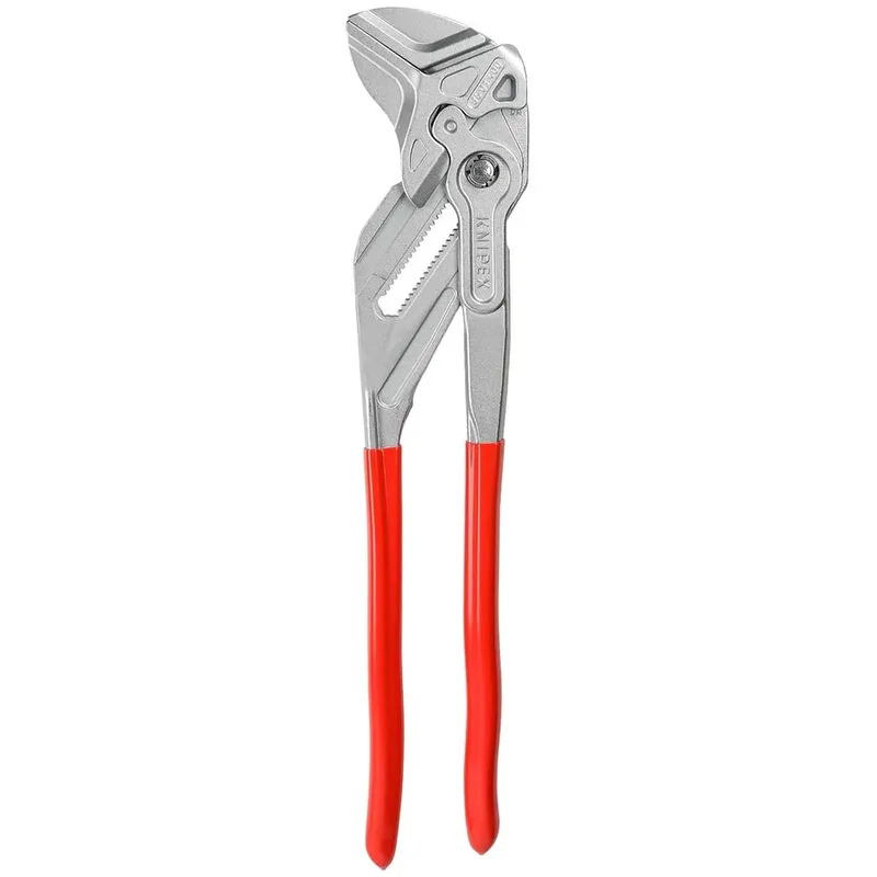 KNIPEX 86 03 400 Zangenschlüssel XL 400 mm verchromt Zange und Schraubenschlüssel in einem Werkzeug mit Kunststoff von Knipex – Produktbild 2 von 2