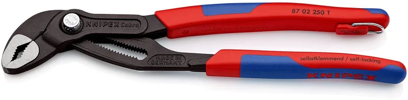 Knipex 8702250TBK Cobra Waterpomptang met borghaak - 250mm de Knipex – image du produit