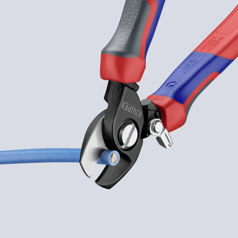 Knipex 95 22 165 Kabelschere Geeignet für (Abisoliertechnik) Alu- und Kupferkabel, ein- und mehrdrähtig 15 mm 50 mm² 0 fra Knipex – produktbillede 2 af 3